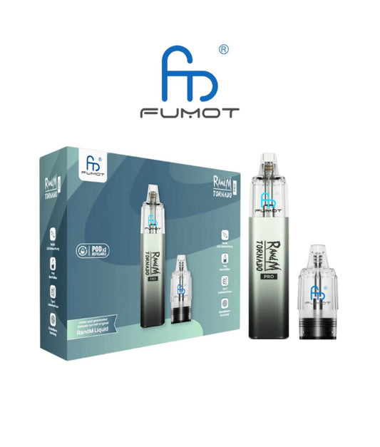 RandM Tornado Vape Pro Open Pod by Fumot Silber